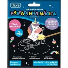 CARTELAS DE PINTURA MÁGICA UNICÓRNIO
