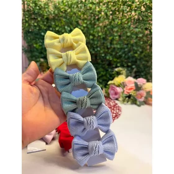 Laço menina Kit com 3 pares ENVIO IMADIATO
