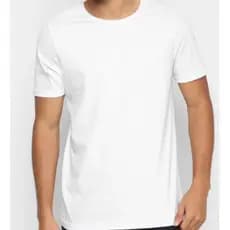 Camiseta Masculinas Básica Lisa Algodão Camisa Premium