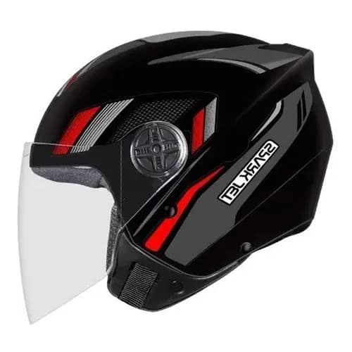 Capacete Moto Ebf Spark Jet Aberto Speed Preto E Lilas