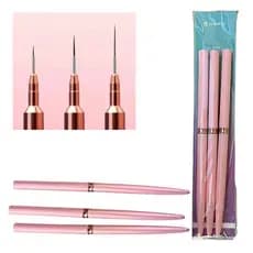 Kit Pincel - Dafu - Decoração Unha De Gel - Nail Art - Traços Finos - Precisão