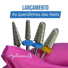Broca Apolinário Tungstênio - Alongamento de unhas - Remoção - Nivelamento