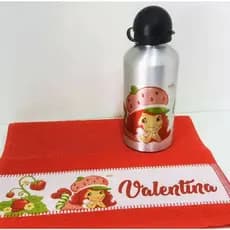 Kit Escolar - Squeeze Garrafinha e Toalhinha Personalizada com nome - Volta às aulas 2023 2023 Escola infantil menino