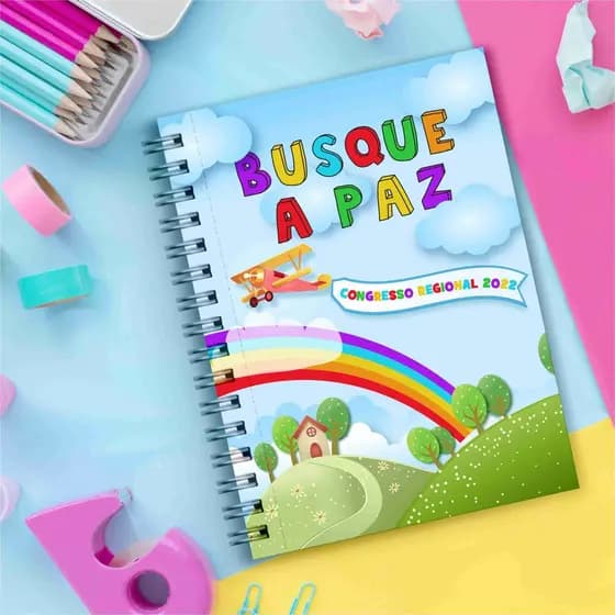 Caderno Agenda Infantil Jw Congresso 2022