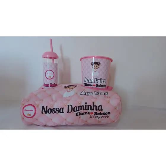kit com 2 Almofadas casamento pajens e daminhas para casamento  e festa noivados pajem daminha aniversário noivo