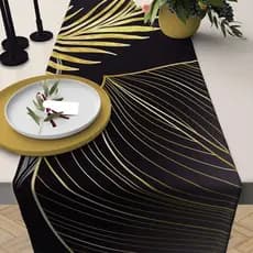 Caminho de Mesa Trilho Passadeira Toalha Estampada 4 ou 6 Lugares 1,35x0,35