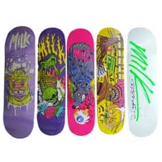 Shape Milk Skate Maple Canadense Skateboard Importado Leve Pop Concave Deck