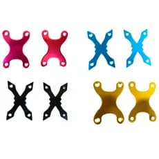 Base Metal Backing Frames Color Protege Shape Skate Longboard Drop Thru Through Suporte Segurança