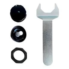 Botão Compatível Preto Purificador Soft Everest Com Chave