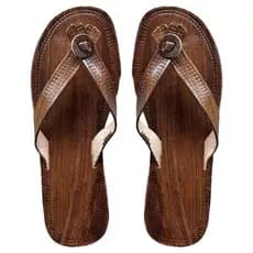 Chinelo Sandália Couro Masculino Artesanal Nordestina KLOPR