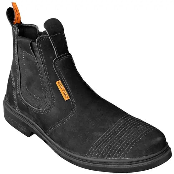 Bota Botina Don Toro Couro Masculina Feminina Vaqueiro Vaquejada Country Rodeio Agro