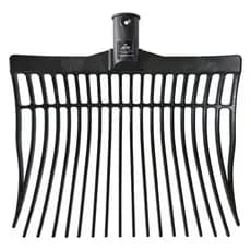 Pá Garfo Nylon Profissional Limpa Baia Cocheira Cavalo Sem Cabo