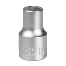 Soquete Pito Cachimbo Estriado 10 Mm Encaixe 1/2''