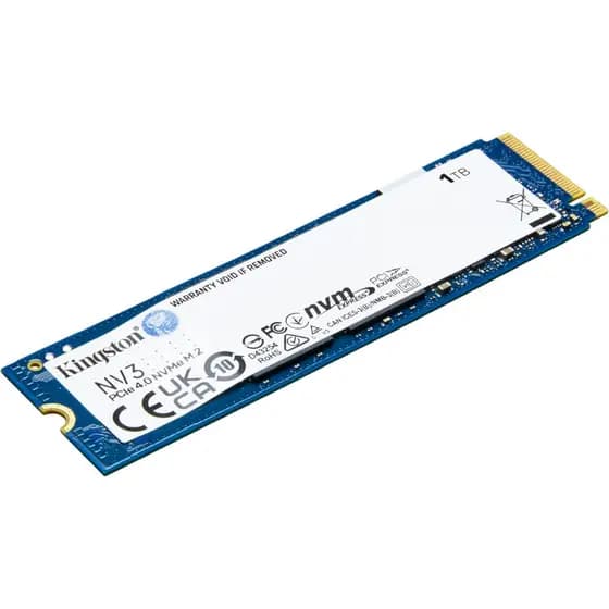Kingston NV3 1TB M.2 2280 NVMe SSD | PCIe 4.0 Gen 4x4 | Up to 6000 MB/s | SNV3S/1000G 1tb
