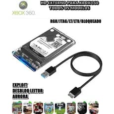 HD Game Xbox 360 165 jgs para Xbox BLOQUEADO/LT/RGH/JTAG
