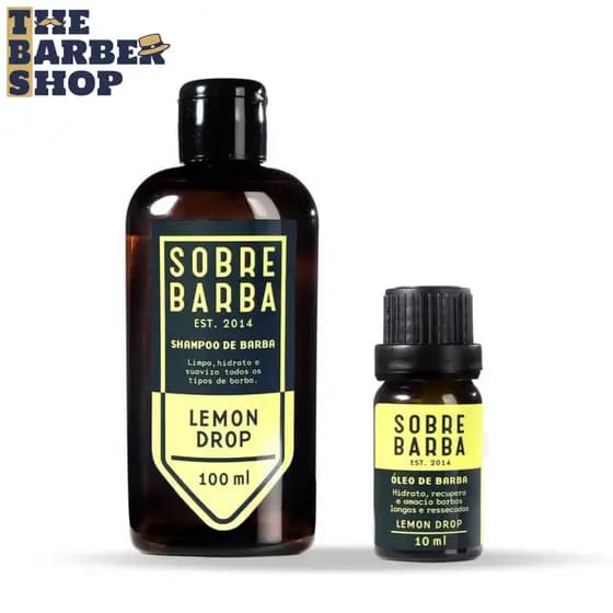 Kit Shampoo + Óleo de Barba SOBREBARBA Lemon Drop
