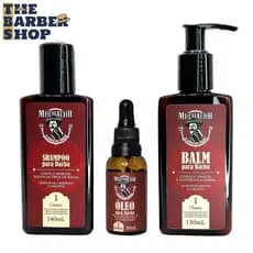 Kit Shampoo para Barba + Balm para Barba + Oleo para Barba - Muchacho Classic