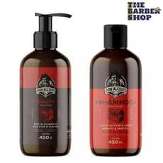 Kit Para Barba - Shampoo E Balm Don Alcides Barba Negra 450