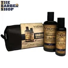 Kit Necessaire Shampoo e Condicionador de Barba Viking Mar