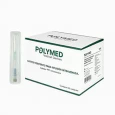 Cateter Polymed intravenoso 50 unds piercing Abocagh Ambulatório infusão exames Piercer Agulha