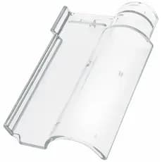 Kit Telhas Portuguesa Injetada Transparente 40x21cm Policarbonato Telhado