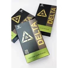 Cartuchos Delta Dklab 10 Unidades Agulhas esterilizadas para tatuagem com precisão e segurança