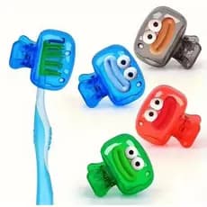 Escovação Mágica | Capa Escova Infantil Carinha Menina e Menino | Proteção e Higiene Dental