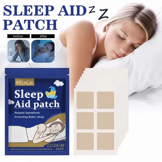 Kit Adesivo Relaxante Noturno para Dormir | Sono Profundo e Natural | Eelhoe