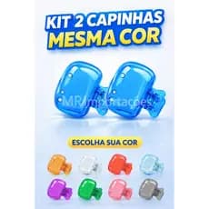 Protetor Escova de Dente Universal | Kit 2 Capas Protetoras Mesma Cor Higiene Viagem