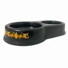 Comedouro Duplo Grande para Pet, Capacidade para 2 Animais