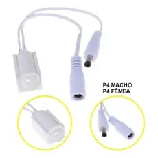 Mini Sensor De Presença Para Fita Led Embutir Móveis 24v Branco