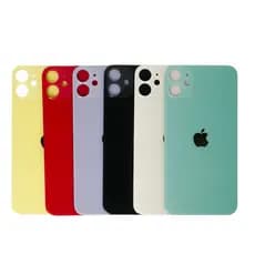 Tampa Traseira Vidro Compatível Com iPhone 11 Furo Maior + Cola Brinde Para Instalação