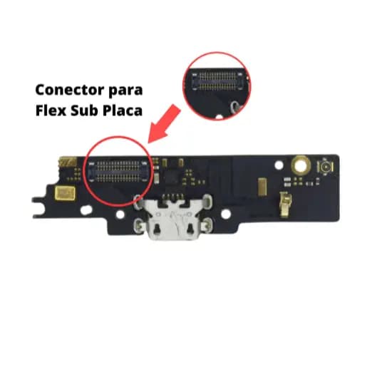 Placa Dock Conector De Carga Para Moto G4 Play Xt1600 Xt1603 Xt1609