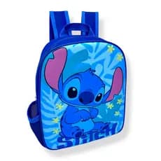 Mochila Escolar Lilo e Stitch Bolsa Infantil Para Passeio Creche Menina e Menino Filme Desenho Criança Resistente