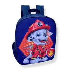 Mochila Escolar Infanil Patrulha Canina Marshall Menino Masculina Passeio Creche Para Bolsa Desenho Cachorro Bombeiro
