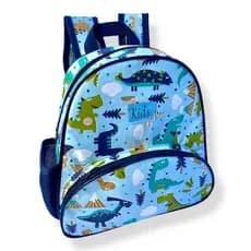 Mochila Maternidade Bolsa Menino Masculina de Costas Para Passeio Escola Creche Estampa Dinossauro