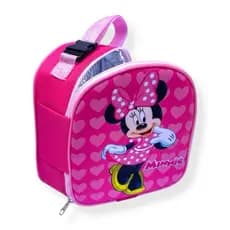 Lancheira Térmica Infantil Minnie Mouse Premium com Porta Garrafas Meninas