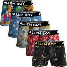 Kit 5 Cuecas Boxer Infantil Microfibra Cueca Box Para Crianças