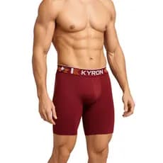 Kit 10 Cueca Box Boxer Long Leg Kyron Cuecas Ciclista De Microfibra