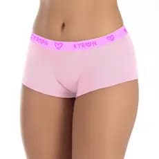 Kit 5 Calcinha Box Boxer Cueca Feminina De Microfibra Kyron