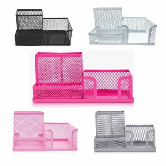 Organizador Mesa Porta Treco Caneta Lápis Escritório Aramado Objetos