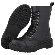 Bota Coturno Com Ziper Crshoes 1605