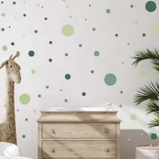 200 Adesivos Decorativos de Parede 2,3,4 e 5cm Bolinhas Varias Cores