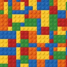 Papel De Parede Adesivo Infantil lego coloridos Para Sala e Quarto Infantil