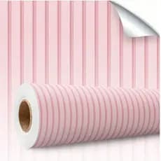 Papel De Parede Adesivo Ripado Madeira Rosa Verde Azul Várias Cores Prova Dagua 10 Metros