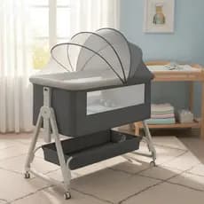 Berço Cesto Moisés Bebê Balanço Co-bed Até 30kg Portátil Ajustável Pratico