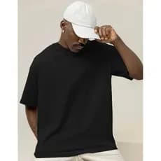 Camiseta Oversized Masculina Algodão Streetwear Lisa Premium