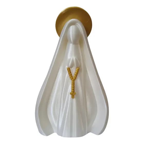 Escultura Nossa Senhora Minimalista Decorativa 3d M
