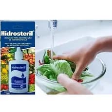 Bactericida para frutas e verduras e água Hidrosteril 50ml