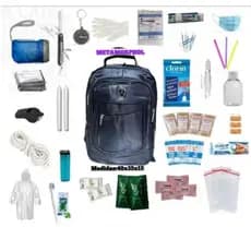 Mochila de Emergência +100 itens Kit sobrevivência Primeiros Socorros  ou Somente o kit com + de 100 itens.